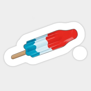 USA Rocket Pop - Popsicle Sticker